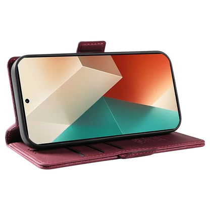 YIKATU YK-005 For Xiaomi Poco X6 5G / Redmi Note 13 Pro 5G Case PU Leather Wallet Phone Cover Skin Touch Feeling