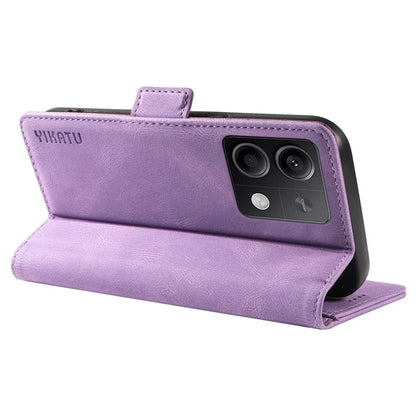 YIKATU YK-005 For Xiaomi Poco X6 5G / Redmi Note 13 Pro 5G Case PU Leather Wallet Phone Cover Skin Touch Feeling