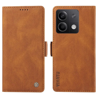 YIKATU YK-005 For Xiaomi Poco X6 5G / Redmi Note 13 Pro 5G Case PU Leather Wallet Phone Cover Skin Touch Feeling