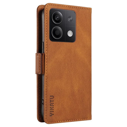 YIKATU YK-005 For Xiaomi Poco X6 5G / Redmi Note 13 Pro 5G Case PU Leather Wallet Phone Cover Skin Touch Feeling