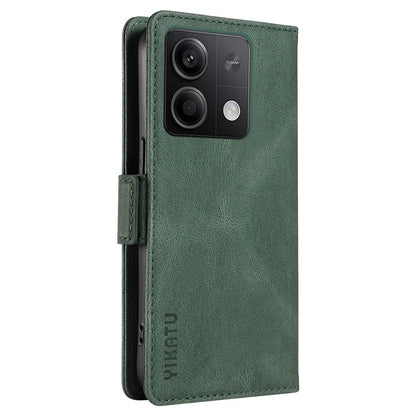 YIKATU YK-005 For Xiaomi Poco X6 5G / Redmi Note 13 Pro 5G Case PU Leather Wallet Phone Cover Skin Touch Feeling
