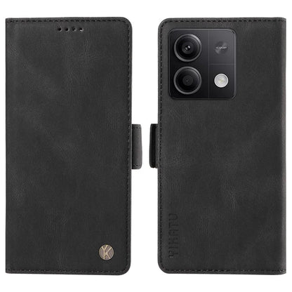 YIKATU YK-005 For Xiaomi Poco X6 5G / Redmi Note 13 Pro 5G Case PU Leather Wallet Phone Cover Skin Touch Feeling