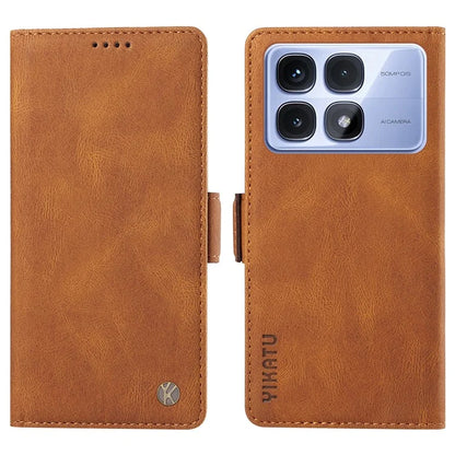 YIKATU YK-005 For Xiaomi Redmi K70 Ultra Case PU Leather Wallet Phone Cover Skin Touch Feeling