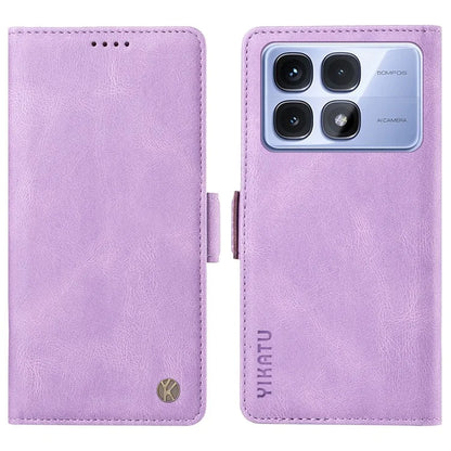 YIKATU YK-005 For Xiaomi Redmi K70 Ultra Case PU Leather Wallet Phone Cover Skin Touch Feeling