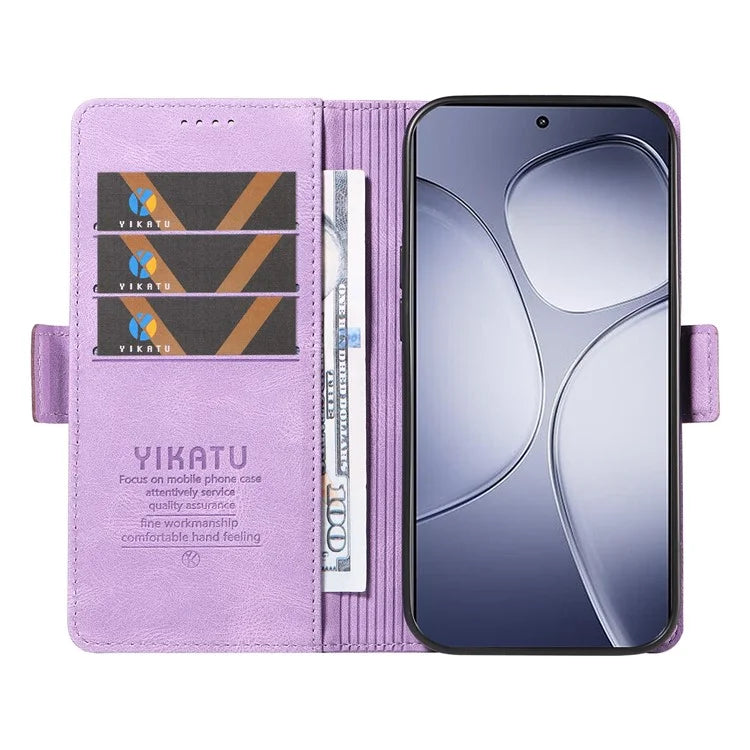 YIKATU YK-005 For Xiaomi Redmi K70 Ultra Case PU Leather Wallet Phone Cover Skin Touch Feeling
