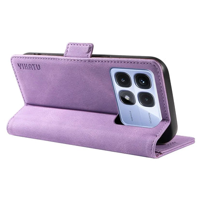 YIKATU YK-005 For Xiaomi Redmi K70 Ultra Case PU Leather Wallet Phone Cover Skin Touch Feeling