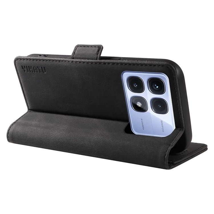 YIKATU YK-005 For Xiaomi Redmi K70 Ultra Case PU Leather Wallet Phone Cover Skin Touch Feeling
