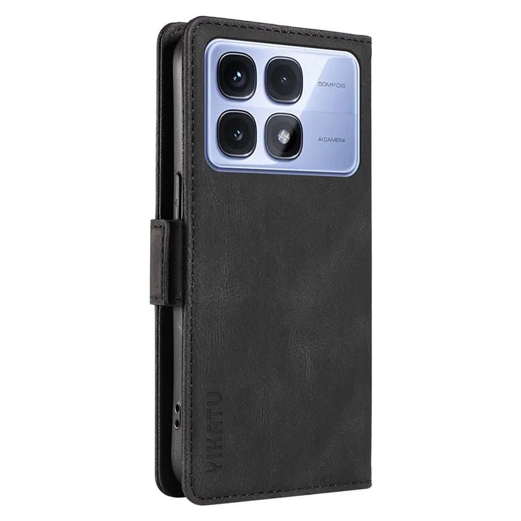 YIKATU YK-005 For Xiaomi Redmi K70 Ultra Case PU Leather Wallet Phone Cover Skin Touch Feeling