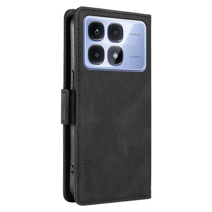 YIKATU YK-005 For Xiaomi Redmi K70 Ultra Case PU Leather Wallet Phone Cover Skin Touch Feeling
