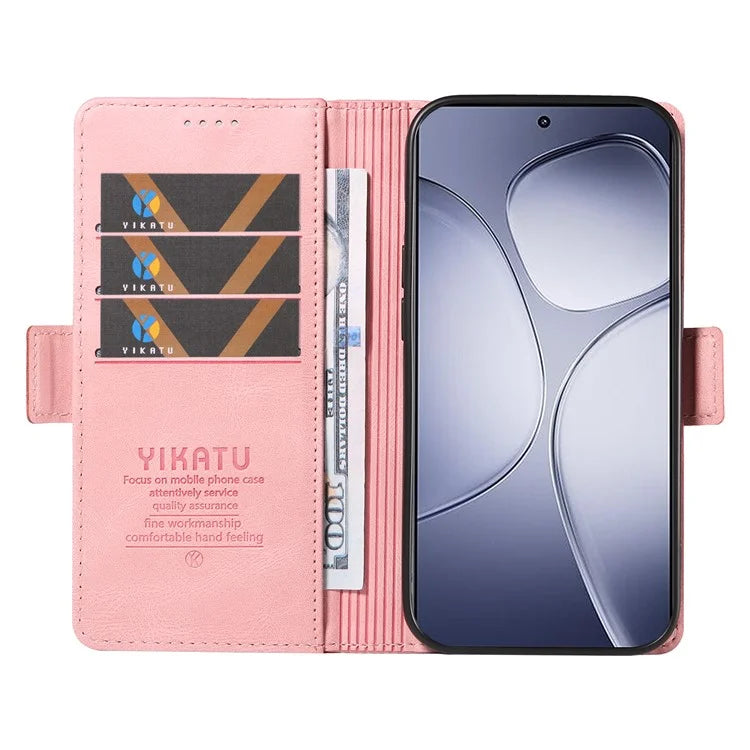 YIKATU YK-005 For Xiaomi Redmi K70 Ultra Case PU Leather Wallet Phone Cover Skin Touch Feeling