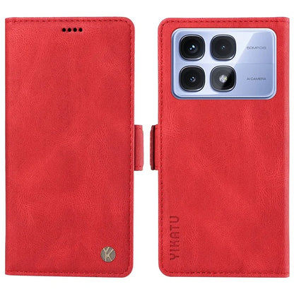 YIKATU YK-005 For Xiaomi Redmi K70 Ultra Case PU Leather Wallet Phone Cover Skin Touch Feeling