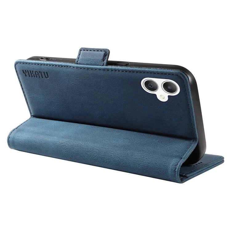 YIKATU YK-005 For Samsung Galaxy A06 Case PU Leather Wallet Phone Cover Skin Touch Feeling