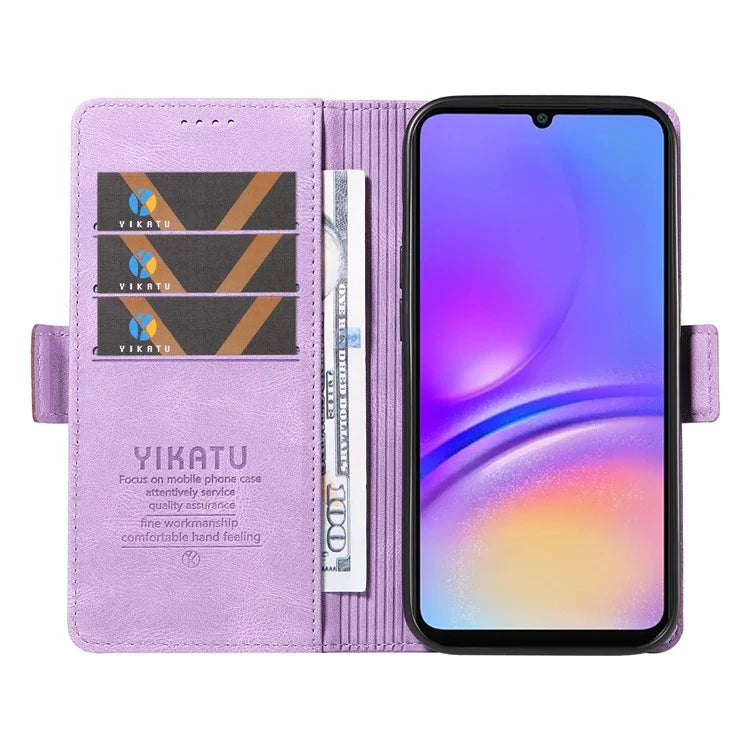 YIKATU YK-005 For Samsung Galaxy A06 Case PU Leather Wallet Phone Cover Skin Touch Feeling