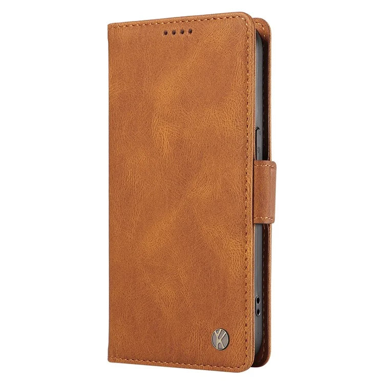 YIKATU YK-005 For Samsung Galaxy A06 Case PU Leather Wallet Phone Cover Skin Touch Feeling