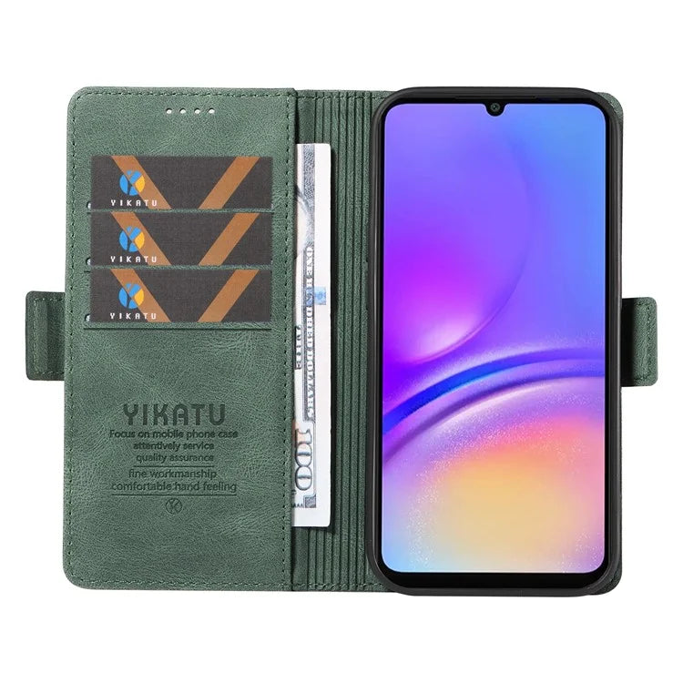 YIKATU YK-005 For Samsung Galaxy A06 Case PU Leather Wallet Phone Cover Skin Touch Feeling