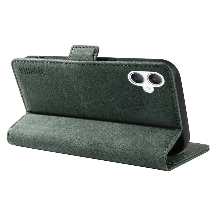 YIKATU YK-005 For Samsung Galaxy A06 Case PU Leather Wallet Phone Cover Skin Touch Feeling