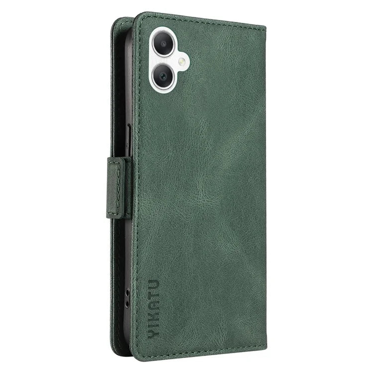 YIKATU YK-005 For Samsung Galaxy A06 Case PU Leather Wallet Phone Cover Skin Touch Feeling