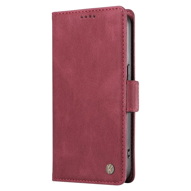 YIKATU YK-005 For Samsung Galaxy A06 Case PU Leather Wallet Phone Cover Skin Touch Feeling