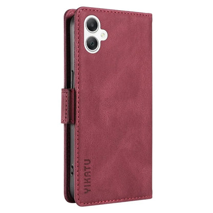 YIKATU YK-005 For Samsung Galaxy A06 Case PU Leather Wallet Phone Cover Skin Touch Feeling