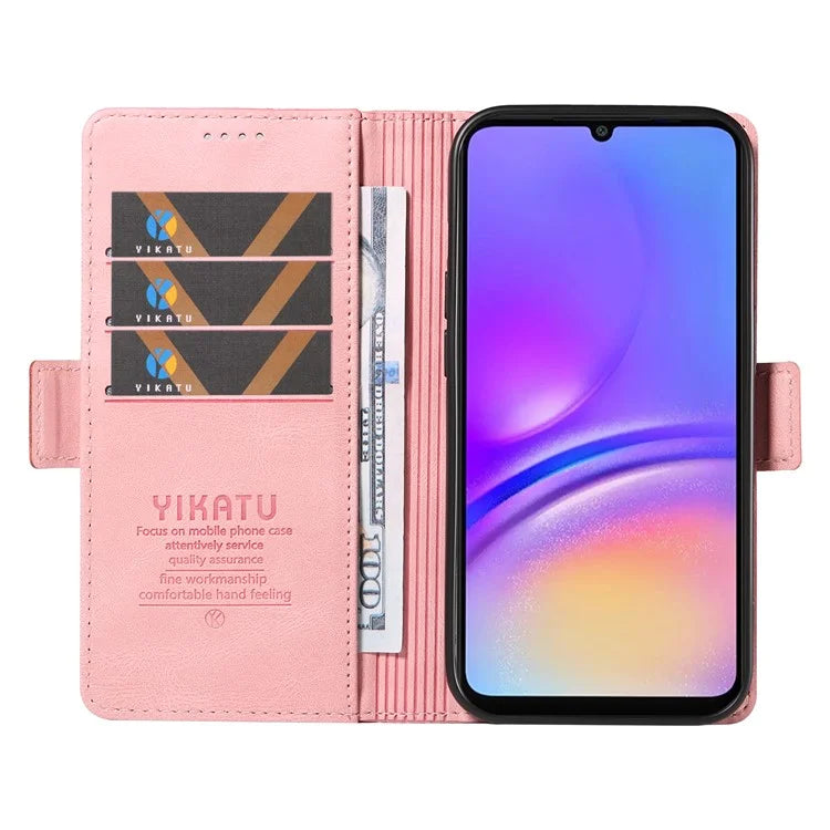 YIKATU YK-005 For Samsung Galaxy A06 Case PU Leather Wallet Phone Cover Skin Touch Feeling