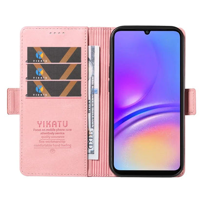 YIKATU YK-005 For Samsung Galaxy A06 Case PU Leather Wallet Phone Cover Skin Touch Feeling