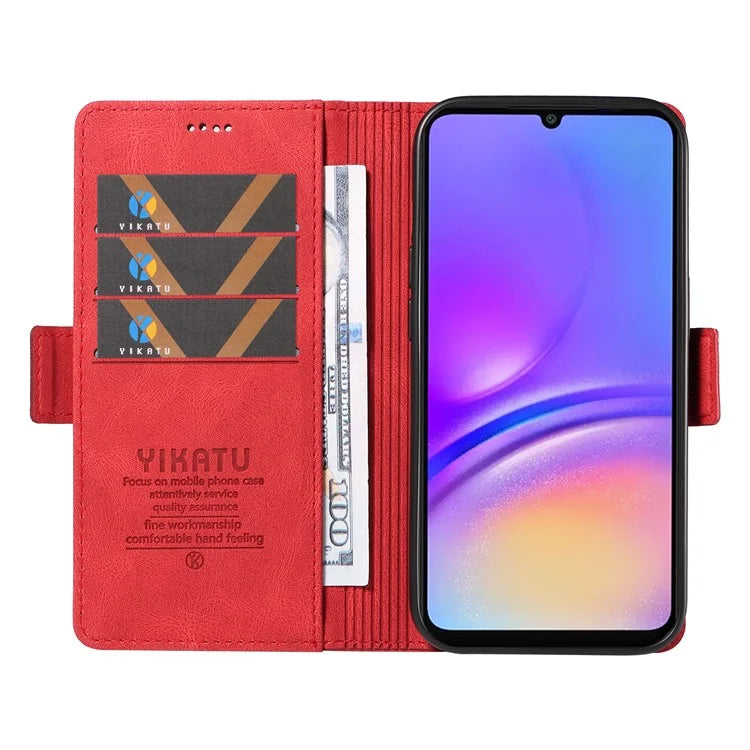 YIKATU YK-005 For Samsung Galaxy A06 Case PU Leather Wallet Phone Cover Skin Touch Feeling