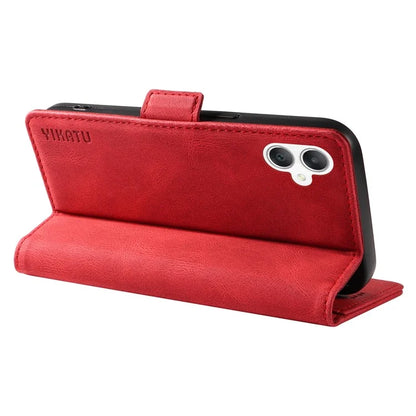 YIKATU YK-005 For Samsung Galaxy A06 Case PU Leather Wallet Phone Cover Skin Touch Feeling