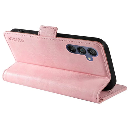YIKATU YK-007 For Samsung Galaxy A16 5G Case Side Buckle PU Leather Phone Cover Litchi Texture