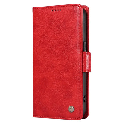 YIKATU YK-007 For Samsung Galaxy A16 5G Case Side Buckle PU Leather Phone Cover Litchi Texture
