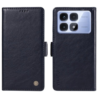 YIKATU YK-007 For Xiaomi Redmi K70 Ultra Case Side Buckle PU Leather Phone Cover Litchi Texture