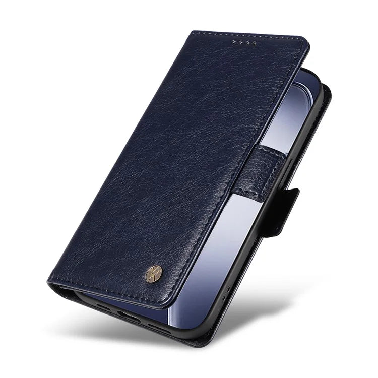 YIKATU YK-007 For Xiaomi Redmi K70 Ultra Case Side Buckle PU Leather Phone Cover Litchi Texture