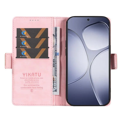 YIKATU YK-007 For Xiaomi Redmi K70 Ultra Case Side Buckle PU Leather Phone Cover Litchi Texture