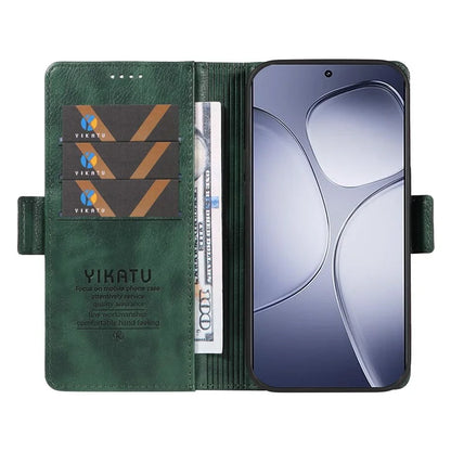 YIKATU YK-007 For Xiaomi Redmi K70 Ultra Case Side Buckle PU Leather Phone Cover Litchi Texture