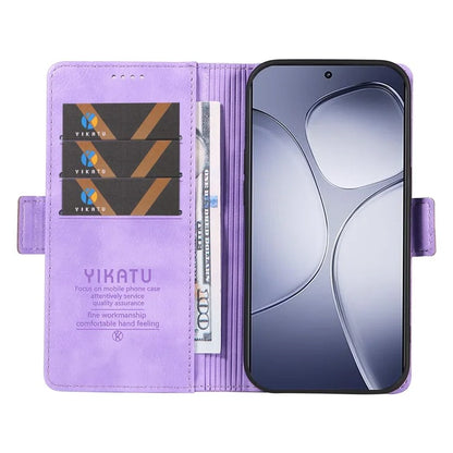 YIKATU YK-007 For Xiaomi Redmi K70 Ultra Case Side Buckle PU Leather Phone Cover Litchi Texture