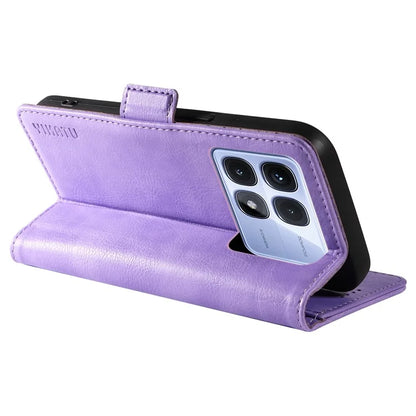 YIKATU YK-007 For Xiaomi Redmi K70 Ultra Case Side Buckle PU Leather Phone Cover Litchi Texture