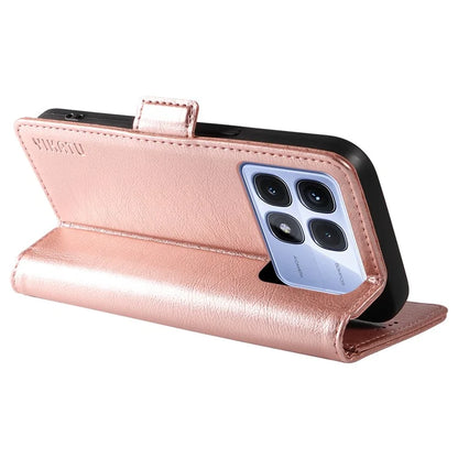 YIKATU YK-007 For Xiaomi Redmi K70 Ultra Case Side Buckle PU Leather Phone Cover Litchi Texture