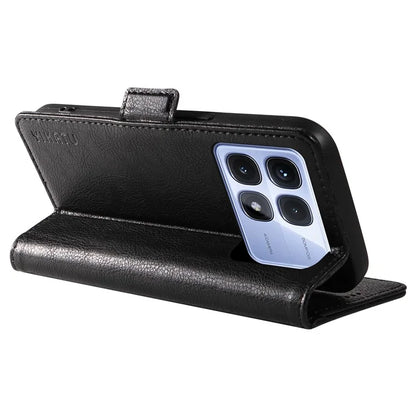 YIKATU YK-007 For Xiaomi Redmi K70 Ultra Case Side Buckle PU Leather Phone Cover Litchi Texture