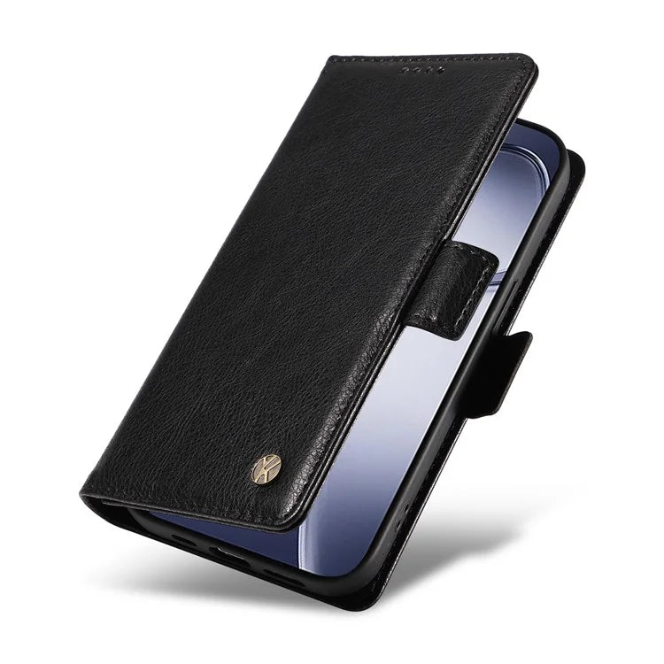 YIKATU YK-007 For Xiaomi Redmi K70 Ultra Case Side Buckle PU Leather Phone Cover Litchi Texture