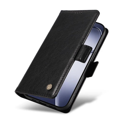 YIKATU YK-007 For Xiaomi Redmi K70 Ultra Case Side Buckle PU Leather Phone Cover Litchi Texture