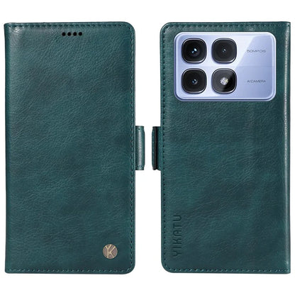 YIKATU YK-007 For Xiaomi Redmi K70 Ultra Case Side Buckle PU Leather Phone Cover Litchi Texture