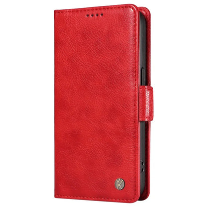 YIKATU YK-007 For Samsung Galaxy A06 Case Side Buckle PU Leather Phone Cover Litchi Texture