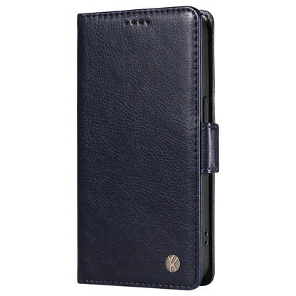 YIKATU YK-007 For Samsung Galaxy A06 Case Side Buckle PU Leather Phone Cover Litchi Texture
