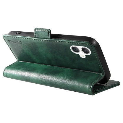YIKATU YK-007 For Samsung Galaxy A06 Case Side Buckle PU Leather Phone Cover Litchi Texture