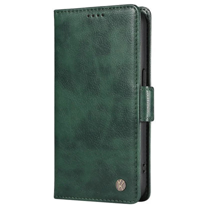 YIKATU YK-007 For Samsung Galaxy A06 Case Side Buckle PU Leather Phone Cover Litchi Texture
