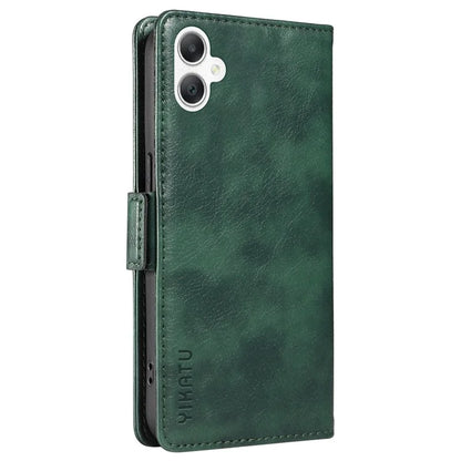 YIKATU YK-007 For Samsung Galaxy A06 Case Side Buckle PU Leather Phone Cover Litchi Texture