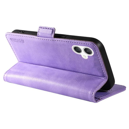 YIKATU YK-007 For Samsung Galaxy A06 Case Side Buckle PU Leather Phone Cover Litchi Texture