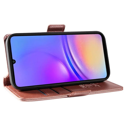 YIKATU YK-007 For Samsung Galaxy A06 Case Side Buckle PU Leather Phone Cover Litchi Texture