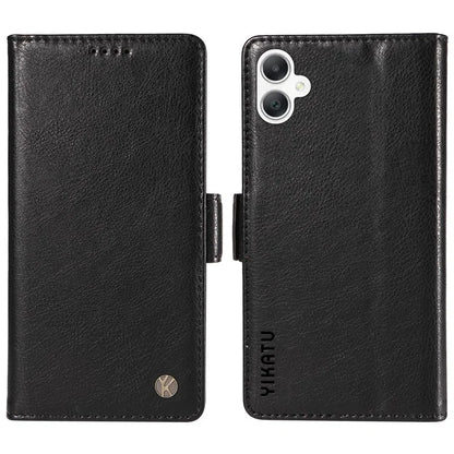 YIKATU YK-007 For Samsung Galaxy A06 Case Side Buckle PU Leather Phone Cover Litchi Texture