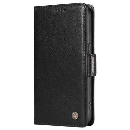 YIKATU YK-007 For Samsung Galaxy A06 Case Side Buckle PU Leather Phone Cover Litchi Texture