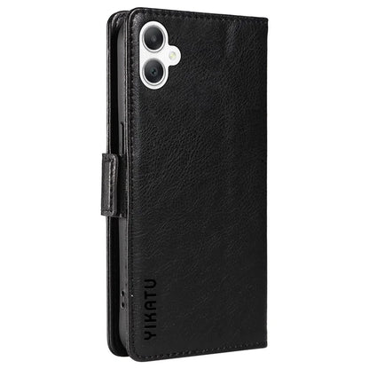 YIKATU YK-007 For Samsung Galaxy A06 Case Side Buckle PU Leather Phone Cover Litchi Texture